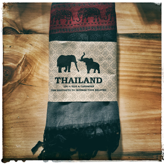 Thailand Silk and Cashmere Scarf